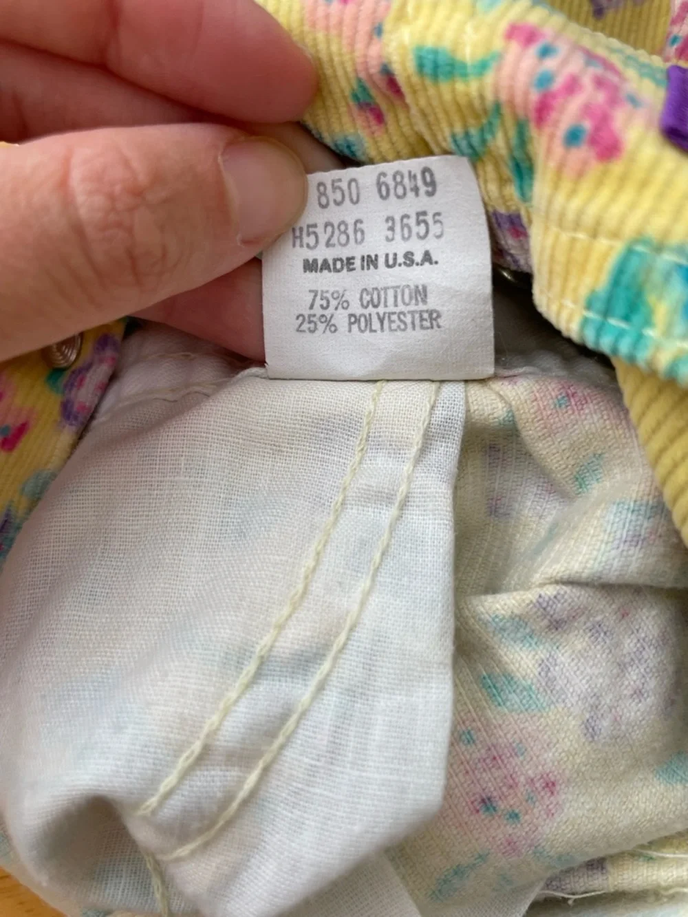 Vtg 90s OshKosh B'Gosh Floral All Over Print Vestbak Overalls Made In USA 18M